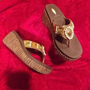Volatile Wedge Sandal